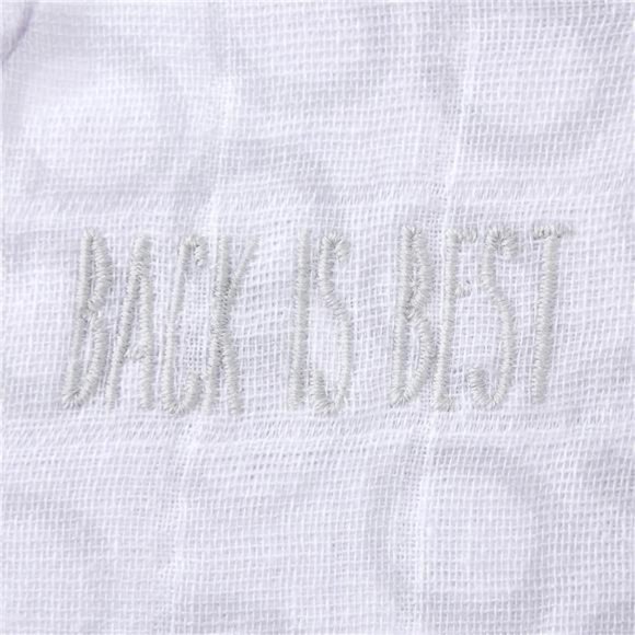 Sleepsack,  Cotton Muslin Wearable Blanket, Grey Medium, 6-12 Months - Picture 6 of 6